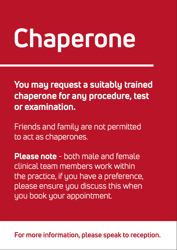 Chaperone notice